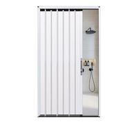 Puertas Interiores Plegables Puerta De Acordeón for Pasillo Incluye Herrajes De Montaje, Manija Y Pestillo for Baño, Oficina Y Entrada De Habitación(53x80in (134.5x203cm))
