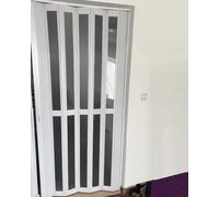 Puertas interiores plegables transparentes para divisor de habitación, pantalla de acordeón enrollable personalizable para dormitorio y cocina
