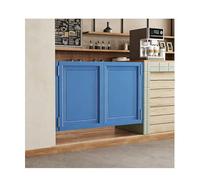 Puertas oscilantes de café, puerta de péndulo de madera maciza, automática, puerta de partición, puerta doble, puerta de valla de media altura, para tabiques, patios, entradas de jardín (A,70 x 90 cm)