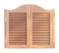 Puertas oscilantes de café, puerta de salón de madera maciza con bisagras de cierre automático para barra o tabique de entrada de cocina