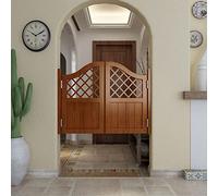 Puertas oscilantes de madera maciza con parte superior arqueada para salón, bar, pub y terraza Emporium de estilo occidental con columpio de doble acción