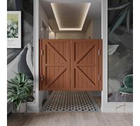 Puertas oscilantes de madera para salón, media puerta con cierre automático, puerta de división interior de estilo occidental para cocina, bar, porche, entrada de pasillo