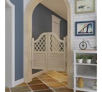 Puertas oscilantes de salón - Partición de madera maciza para mayor privacidad y estilo en bares, cocinas y pasillos