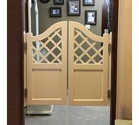 Puertas oscilantes estilo salón occidental de tamaño personalizado con media cintura para interior, pasillo, cocina, dormitorio, 105 x 90 cm (ancho x alto)