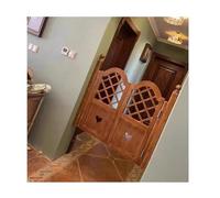 Puertas oscilantes para salón, puerta oscilante de madera, cafetería, salón, cierre automático, puerta de mayordomo de sala de estar, entrada interior media cintura (color: B, tamaño: 100 x 100 cm)