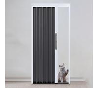 Puertas Plegables Correderas Personalizables, Puertas Telescópicas Plegables De Aleación De Aluminio Con Cerradura, Puertas Tipo Acordeón For Interiores, Ideales(A,36x40in(91x101cm))