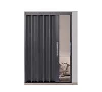 Puertas Plegables Corredizas Tipo Acordeón De Alta Resistencia. Puerta Retráctil Tipo Concertina Para Oficina/pasillo. Para Puertas, Duchas De Baño Y Separadores De Ambientes.(61x80in (155x203cm))