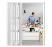Puertas plegables de acordeón, divisor de habitación interior moderno, resistente, baño, lavandería, varios anchos disponibles