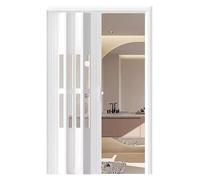 Puertas plegables de acordeón, divisor de habitación interior moderno, resistente, baño, lavandería, varios anchos disponibles