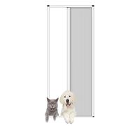puertas plegables Puerta De Acordeón De 203 Cm De Altura, Puertas Plegables Retráctiles Impermeables Con Marco De Aluminio Y Tela Celular, Paneles Corredizos Para Interior(WxH 31x80in(78.5x203cm))