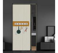 Puertas plegables Puerta De Ducha Retráctil Con Tirador Y Tejido Celular, 200 Cm De Alto, Puerta Plegable Tipo Concertina, Kit De Puerta Corredera Invisible Ancha Para(Style3,162cmx200cm)