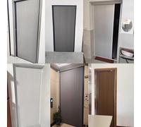 Puertas plegables Puerta De Ducha Retráctil Con Tirador Y Tejido Celular, 200 Cm De Alto, Puerta Plegable Tipo Concertina, Kit De Puerta Corredera Invisible Ancha Para(Style1,60cmx185cm)