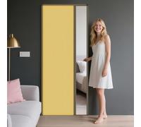 Puertas plegables Puertas De Acordeón Para Interiores, Puerta De Concertina Para Entrada, Puerta De Ducha Retráctil Con Tirador De 60-100 Cm De Ancho, Puertas Dormitorio/baño(Yellow,71cmx200cm)
