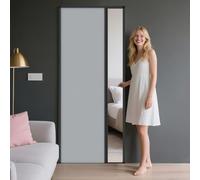 Puertas plegables Puertas De Acordeón Para Interiores, Puerta De Concertina Para Entrada, Puerta De Ducha Retráctil Con Tirador De 60-100 Cm De Ancho, Puertas Dormitorio/baño(Gray,86cmx200cm)
