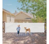 Puertas retráctiles para bebés de 140 Pulgadas de Ancho, Puerta retráctil para Perros para Grandes Aberturas, Puertas de bebé Extra Anchas para Perros, Puerta retráctil para Interiores y Exteriores,