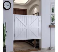 Puertas Vaiven Puertas Batientes, Puerta Abatible, Puertas De Salón De Cafetería, Puertas Batientes De Estilo Para Barra De Cocina, Para Baño, Despensa, Balcón, Con Bisagras(Blanca,W:137 x H:90cm)