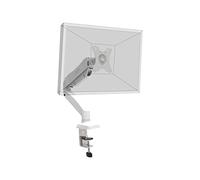 Puerto Connect Soporte de Escritorio Brazo de visualización para Pantallas Dobles de hasta 32 Pulgadas / 8 kg estándar vesa con Doble orientación Blanca