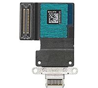 Puerto de carga Cargador USB Conector de base Módulo de cable flexible Reemplazo Compatible con iPad Pro 11 pulgadas 2018 A1980 A2013 A1934 / iPad Pro 12.9 pulgadas 3rd (2018) A1876 A1895 A1983 Blanco