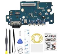 Puerto de carga de repuesto para Galaxy A53 5G, versión estadounidense, placa base USB-C para modelos SM-A536U SM-A536U1 SM-A536E SM-A536W, con kit de herramientas e instrucciones (idioma español no