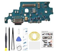 Puerto de carga de repuesto para Galaxy S21 Plus, versión estadounidense, placa base USB-C para modelos SM-G996U SM-G996U1 SM-G996W, con kit de herramientas e instrucciones (idioma español no