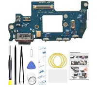 Puerto de carga de repuesto para Galaxy S23 FE versión estadounidense, placa base USB-C para modelos SM-S711U SM-S711U1 SM-S711W, con kit de herramientas e instrucciones (idioma español no garantizado