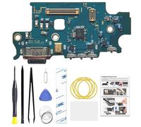 Puerto de carga de repuesto para Galaxy S23 Plus, versión estadounidense, placa base USB-C para modelos SM-S916U SM-S916U1 SM-S916W, con kit de herramientas e instrucciones (idioma español no