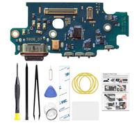 Puerto de carga de repuesto para Galaxy S24 Plus, versión estadounidense, placa base USB-C para modelos SM-S926U SM-S926U1 SM-S926W, con kit de herramientas e instrucciones (idioma español no
