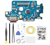 Puerto de carga de repuesto para Galaxy S24, versión estadounidense, placa base USB-C para modelos SM-S921U SM-S921U1 SM-S921W, con kit de herramientas e instrucciones (idioma español no garantizado)