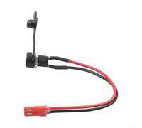 Puerto de carga de scooter eléctrico CC de 5,5 x 2,1 mm, compatible con KuKirin G3 G4, accesorio de repuesto de conector de cobre, piezas de carga de scooter (1 pieza rojo y negro)