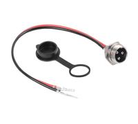 Puerto De Carga Scooter Eléctrico - Conector 3 Pines Scooterr Chargingg Hoele | Scooter De Fuente De Alimentación De Cable | Hoja ALIMENTO EL ALIMENTO del Porto del Pinto Carga para Electric