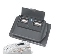 Puerto de carga USB, salida USB RV, puertos USB pequeños de 3,1 A para autocaravanas Salidas USB, cargador de teléfono RV con tapa, estación de carga USB, reemplazo de adaptador de salida USB para