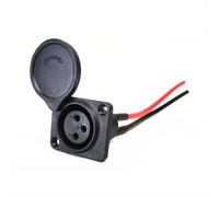 Puerto de cargador de batería Conector en línea de 3 pines para scooter y