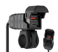 Puerto de cargador USB para motocicleta, cargador USB impermeable para motocicleta,Accesorios de motocicleta de carga rápida con puerto USB | Motocicleta segura USB para Año Nuevo Chino, Día de San