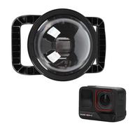 Puerto de cúpula subacuática para Insta360 Ace Pro 2, carcasa impermeable de 30 m para cámara Insta360 Ace Pro 2, cúpula acrílica antiarañazos con asas dobles para fotografía subacuática