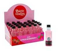 Puerto de Indias – Ginebra Fresa – Caja 24 x 50 ml