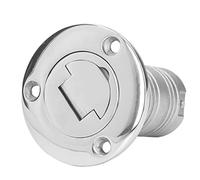 Puerto de Llenado de Combustible para Barcos y Camiones, 38mm, Acero Inoxidable 316, con Tapa sin Llave y Cadena, Uso Marino