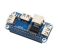 Puerto Ethernet USB a RJ45 3 USB HUB HAT placa de expansión para 4 modelos B 3B+ para W WH 1.3 USB Hub con Ethernet