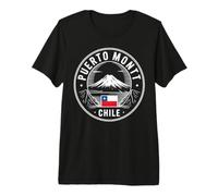 Puerto Montt Chile Paisaje de montaña y Lago Camiseta Premium