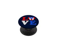 Puerto Rico Amor corazón Boricua Orgullo Mes de la Herencia hispana PopSockets PopGrip Adhesivo