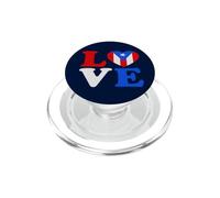 Puerto Rico Amor corazón Boricua Orgullo Mes de la Herencia hispana PopSockets PopGrip para MagSafe