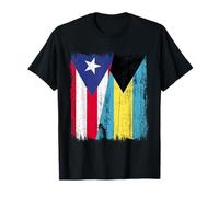 Puerto Rico Bahamas Media Bandera Puerto Rico Bahamian Jersey Camiseta