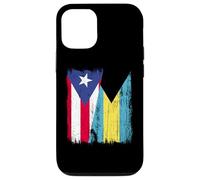 Puerto Rico Bahamas Media Bandera Puerto Rico Bahamian Jersey Carcasa para iPhone 12/12 Pro