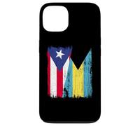 Puerto Rico Bahamas Media Bandera Puerto Rico Bahamian Jersey Carcasa para iPhone 13