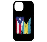 Puerto Rico Bahamas Media Bandera Puerto Rico Bahamian Jersey Carcasa para iPhone 14