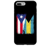 Puerto Rico Bahamas Media Bandera Puerto Rico Bahamian Jersey Carcasa para iPhone 7 Plus/8 Plus