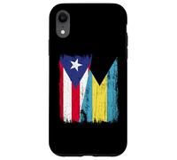 Puerto Rico Bahamas Media Bandera Puerto Rico Bahamian Jersey Carcasa para iPhone XR