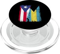 Puerto Rico Bahamas Media Bandera Puerto Rico Bahamian Jersey PopSockets PopGrip para MagSafe
