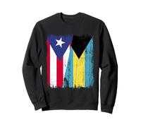 Puerto Rico Bahamas Media Bandera Puerto Rico Bahamian Jersey Sudadera
