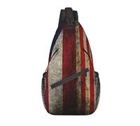 Puerto Rico Bandera EE. UU. Sling Mochila Crossbody Chest Bag Daypack para Senderismo Viajes