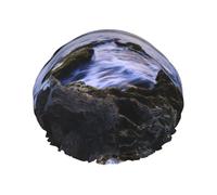 Puerto Rico Beach - Gorro de ducha multiescena y multiusos de doble capa impermeable y gorro de cocina, adecuado para adultos, niños y hombres y mujeres.